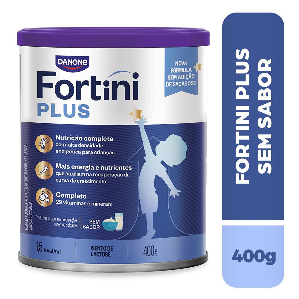 Suplemento Alimentar Infantil Fortini Plus Sabor Sem Sabor 400g