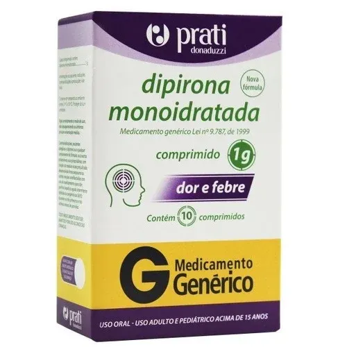 Dipirona 1g 30 Comprimidos Génerico Prati Donaduzzi