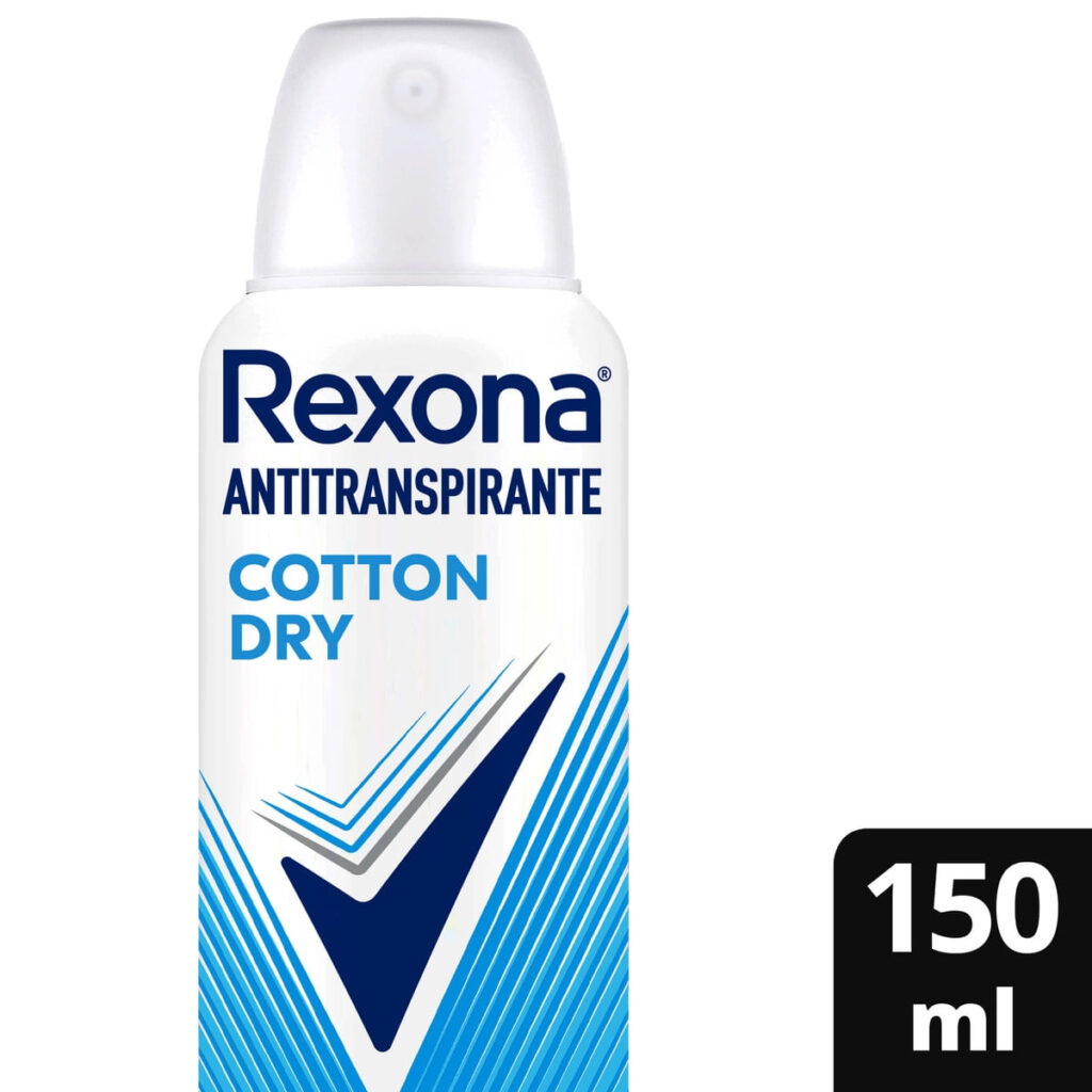 Desodorante Antitranspirante Rexona Cotton Dry 72h Aerossol 150ml