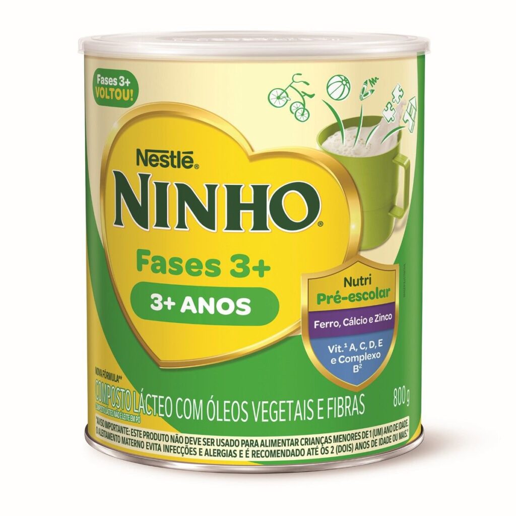 Composto Lácteo Infantil Ninho Fases 3+ 800g