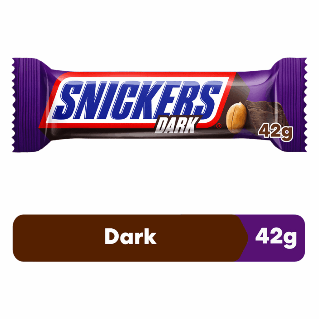 Chocolate Snickers Dark Sabor Tradicional 42g