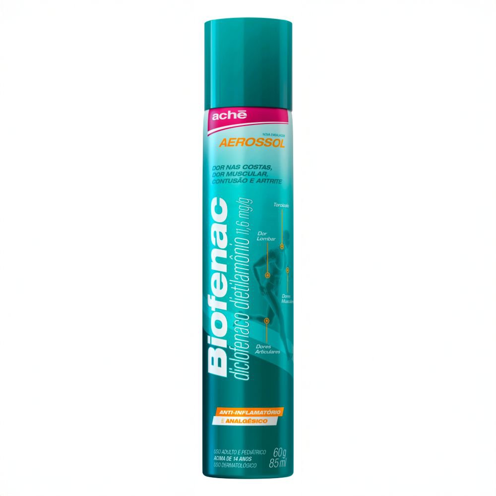 Biofenac Anti-inflamatório e Dor Muscular 11,6mg/g 60g Aerossol