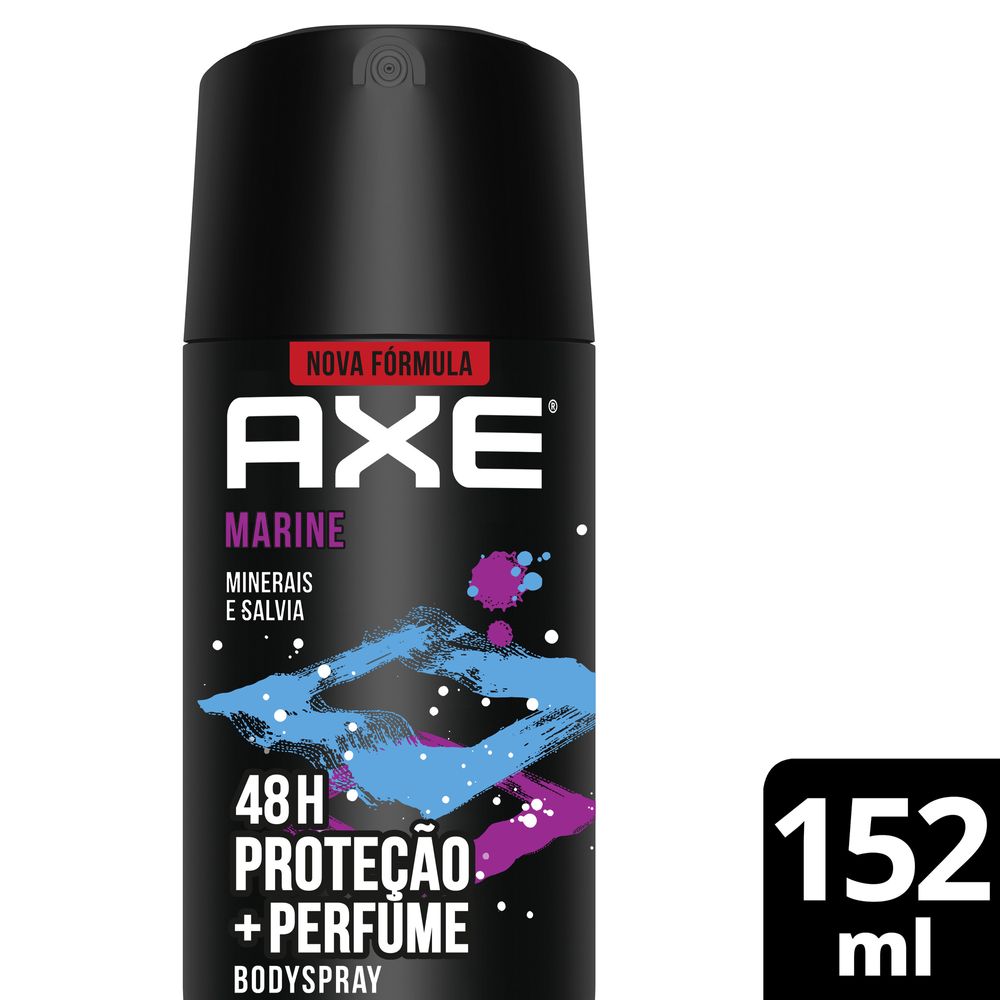 Desodorante Antitranspirante Axe Marine Minerais e Sálvia 48h Aerossol 152ml