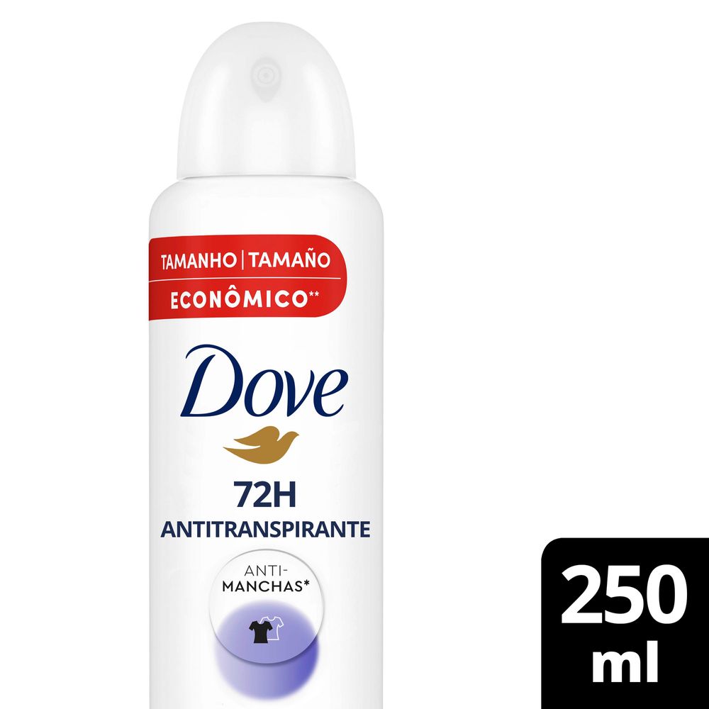 Desodorante Antitranspirante Dove Invisible Care Aerosol 250ml
